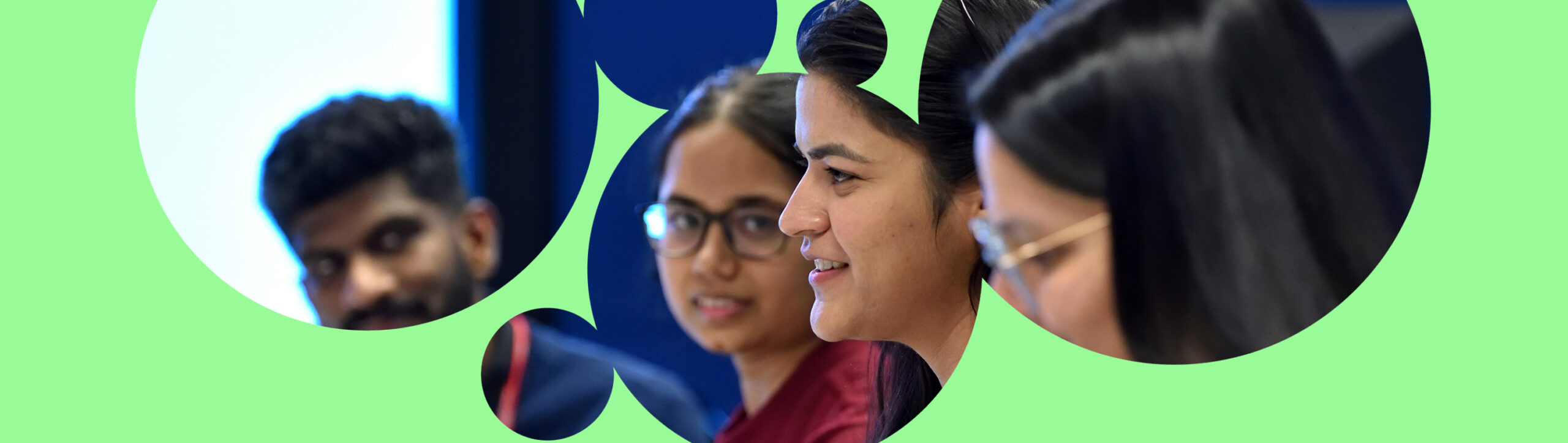 Image of two female students at the STEMathon